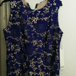 Royal Blue Lace Dress